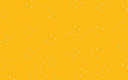 classic cute yellow wallpaper with white polka dotsのイラスト素材