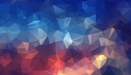 Vector Polygon Abstract modern Polygonal Geometric Triangle Background.のイラスト素材