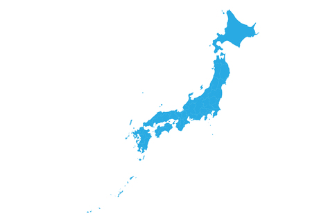 Map of japan. High detailed vector map - japan.のイラスト素材