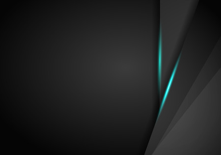 abstract metallic black blue frame sport design concept innovation background. Technology background with metallic banner. vector illustration.のイラスト素材