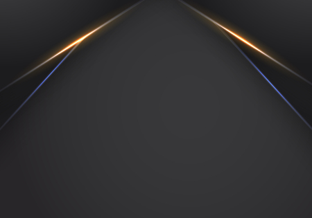 abstract metallic Orange black frame layout modern tech design template background , Orange and Blue light Neon background. modern futuristic background vector graphic template design.のイラスト素材