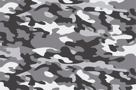Camouflage military background. Abstract military or hunting camouflage background. Woodland seamless camo texture vector. Shapes of foliage and branches. Army camo clothing background.のイラスト素材