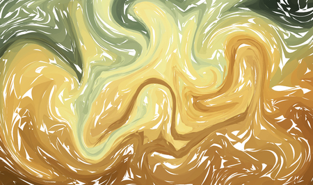 Two colorful abstract background. Liquid ink. Fluid shapes composition. Marble texture. Paint splash. Modern style trends. Background for banner, card, poster, identity,web design. vector.のイラスト素材