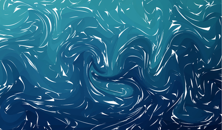 Abstract background with beautiful liquid acrylic waves. Vector illustration. Marbled texture.のイラスト素材