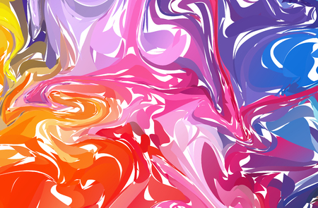 Fluid colorful shapes background. Rainbow Trendy gradients. Fluid shapes composition. Abstract Modern Liquid Swirl Marble flyer design for background. vector Eps10.のイラスト素材
