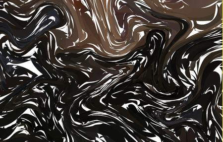 Brown and black marble texture minimalist vector cover background for interior design. Golden marble stone surface texture with liquid foil glitter, metallic effect. Chic cover vector background design. Fluid colorful shapes background.のイラスト素材