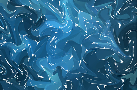 Marbling. Blue Marble texture. Paint splash. Colorful fluid. Abstract liquid colored background. Vector illustration.のイラスト素材