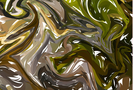 Green marble gems stone pattern. Unique artwork texture. Artwork marbled paper. Vector marbled illustration.のイラスト素材