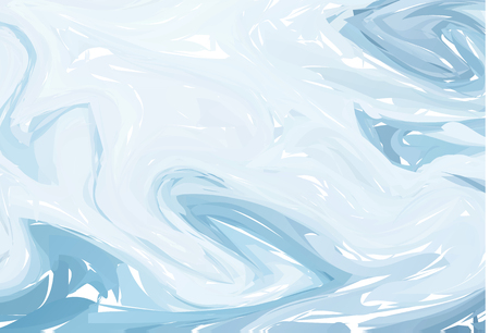 Blue light abstract background. Ink marbling textures. Hand drawn marble illustrations, ebru aqua paper and silk prints. Traditional Turkish ebru technique. Painting on waterのイラスト素材