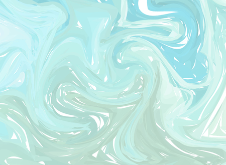 Vector Blue marble abstract background. Liquid marble pattern. Trendy template for design, wedding, invitation, party, birthday, web, banner, card.のイラスト素材