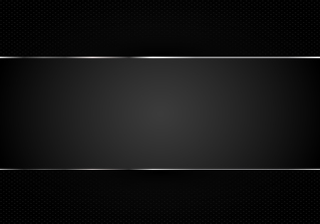 black abstract background pattern stripe paper material 3d render. business technology commercial sale concept layout with copy spaceのイラスト素材