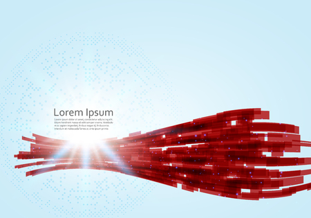 technology abstract stripe background with copy-space vector illustrationのイラスト素材