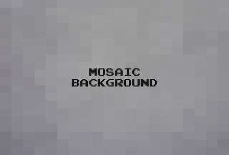 Abstract Dark Blue Grid Mosaic Background, Modern abstract illustration with triangles. Creative Design Polygonal Template mosaic with squares.のイラスト素材