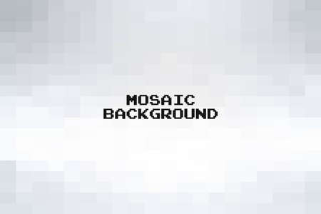 Abstract Green geometric Background, Creative Design Templates. Pixel art Grid Mosaic, 8 bit vector background.のイラスト素材