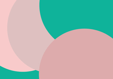 Big Circles shapes composition. for presentation design. Vermilion base for website, print, base for banners, wallpapers, business cards, brochure, banner, calendar, graphicのイラスト素材