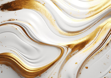 Luxury Gold Marble texture background. Panoramic Marbling texture design for Banner, invitation, wallpaper, headers, website, print ads, packaging design template.の素材