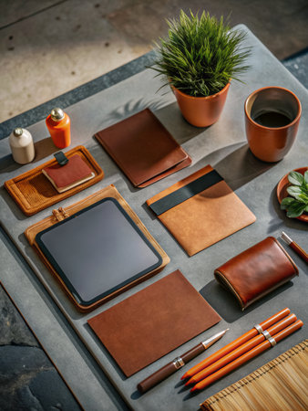 Corporate identity template design. Branding design kitの素材