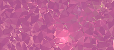Abstract background Pink polygon pattern low poly triangle shape, geometric background with lowpoly background design.のイラスト素材