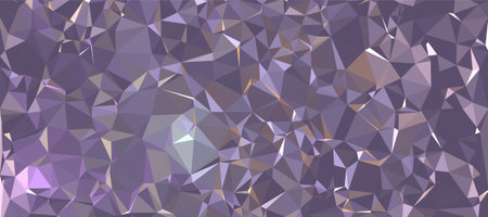 Abstract background Purple dark polygon pattern low poly triangle shape, geometric background with lowpoly background design.のイラスト素材