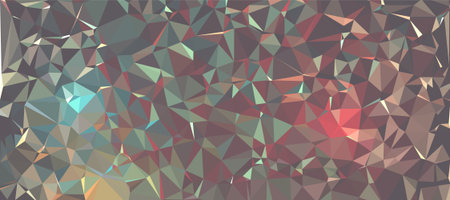 Abstract background dark color polygon pattern low poly triangle shape, geometric background with lowpoly background design.のイラスト素材