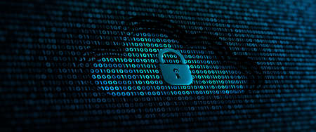 Cloud computing technology internet on binary code with abstract background. Cloud Service, Cloud...