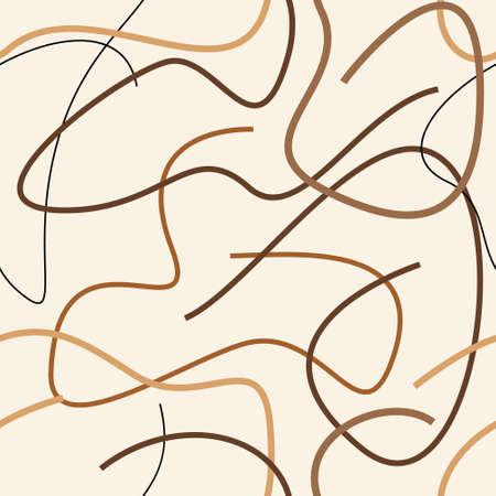 Line Abstract Seamless Patternのイラスト素材