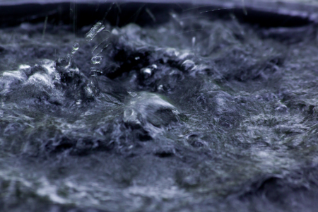 Flowing water rain abstract backgroundの写真素材