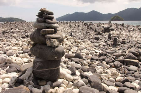 Stone at island in south of Thailand