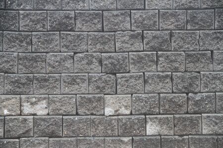 square stone wall