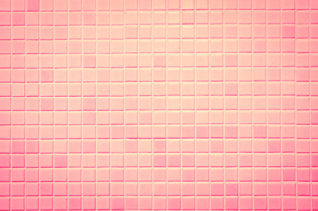 Modern style design of pink mosaic tile texture wall of floor wall pattern decorateの写真素材