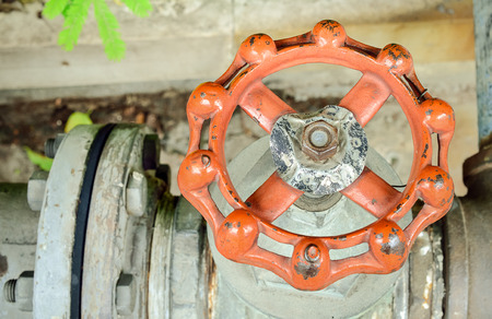 Selective focus and close up, Old valve