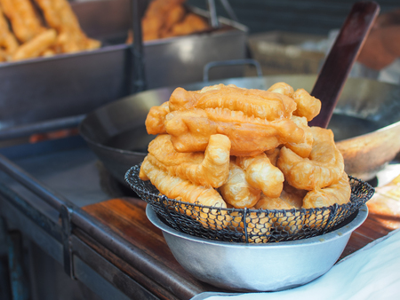 Youtiao Fry (Patongko), Fried dough sticks. Chinese Foodの写真素材