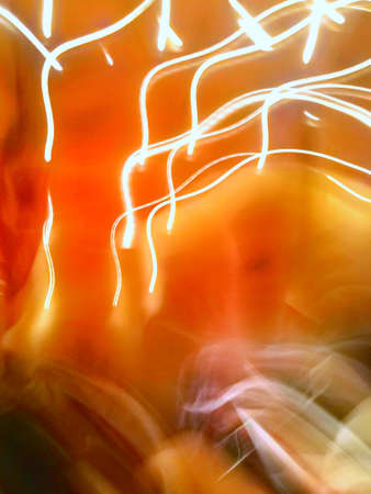 Abstract color image of blur neon light background.の写真素材