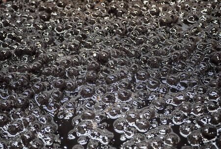 Tapioca ball or boba for bubble tea background. boba is ingredients for making pearl milk tea....