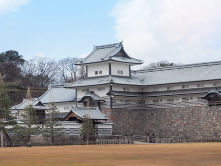 Kanazawa Castle, One of Historical landmark in Kanazawa City, Ishikawa Prefecture, Japanのeditorial素材