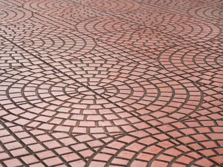 Vintage style design of pavement floor pattern decorate and background.の写真素材