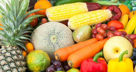 Fruit and vegetablesの写真素材