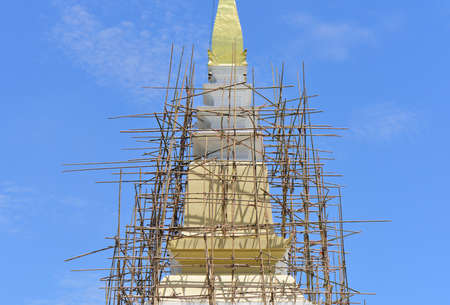 Pagoda repairingの写真素材