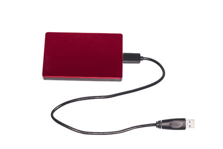 External Hard Drive with clipping path