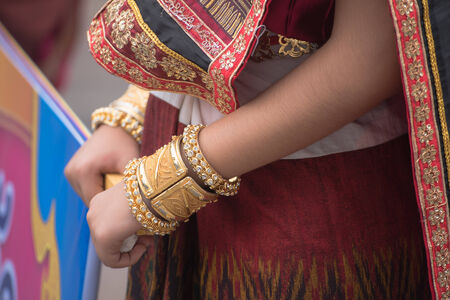 Woman with bracelets