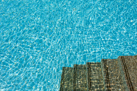 Blue water surface