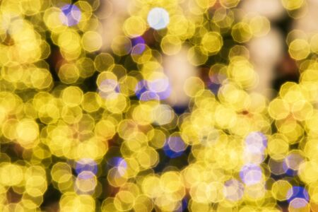 Yellow abstract defocused