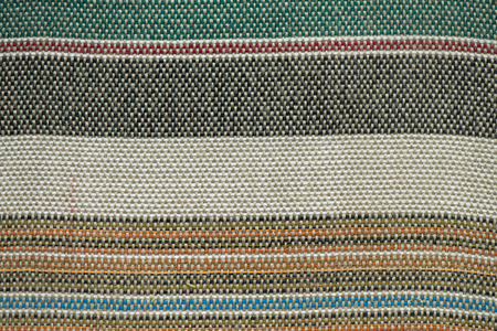 Detail of striped fabric texture