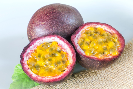 Passion fruitsの写真素材