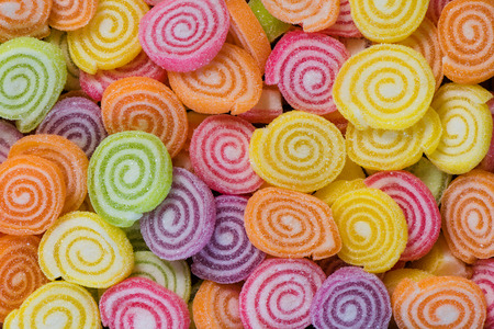 Colorful candy backgroundの写真素材