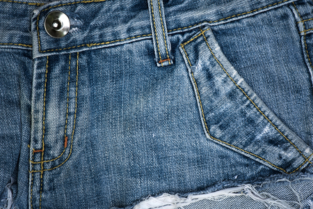 Worn old jean and textureの写真素材