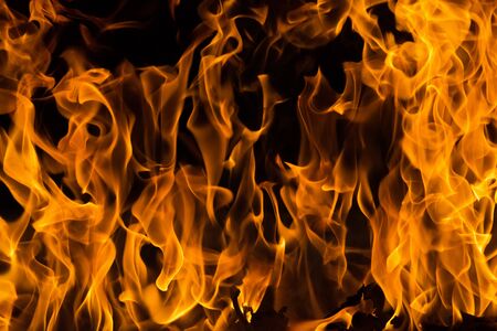 Blazing fire flame background and textured