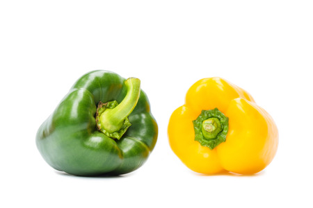 Sweet bell pepper isolated on white background