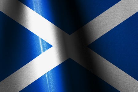 Scottland Flags Images High resolutionの写真素材