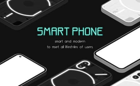 nothing transparent smartphone that sees the circuit board inside and have LED light border frame...